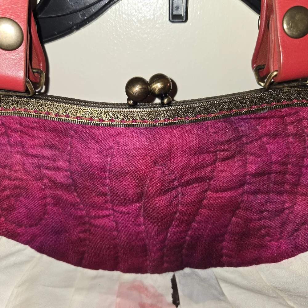 Floral cloth purse 👛
